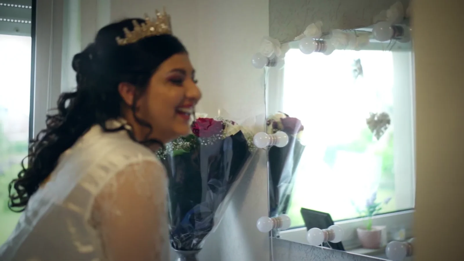 Gabriela gets ready for her wedding day with care for every detail